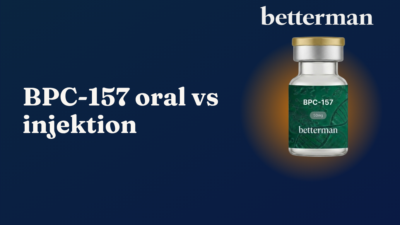 BPC-157 oral vs injektion
