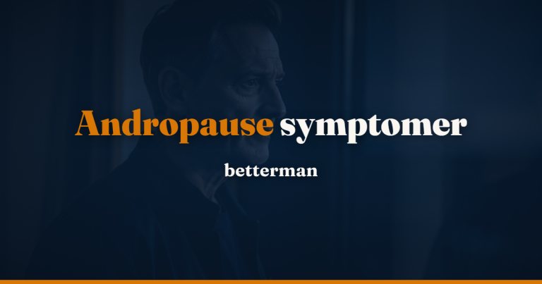 Andropause symptomer – hvad er de og hvad gør man?