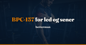 BPC-157 led og sener — mekanisme, dosis og evidens