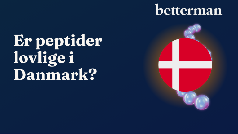 er peptider lovlige i danmark