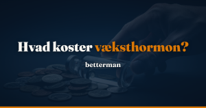 HGH pris: hvad koster væksthormon i Danmark i 2026?