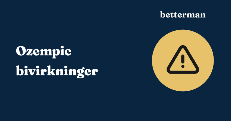 Forside 17 Ozempic bivirkninger — fra kvalme til alvorlige tegn — betterman.dk