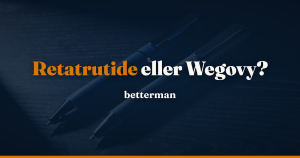 Retatrutide vs Wegovy — sammenligning 2026