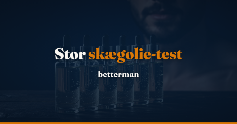 Skægolie test 2026: 12 brands testet over 6 år (ærlig anmeldelse)