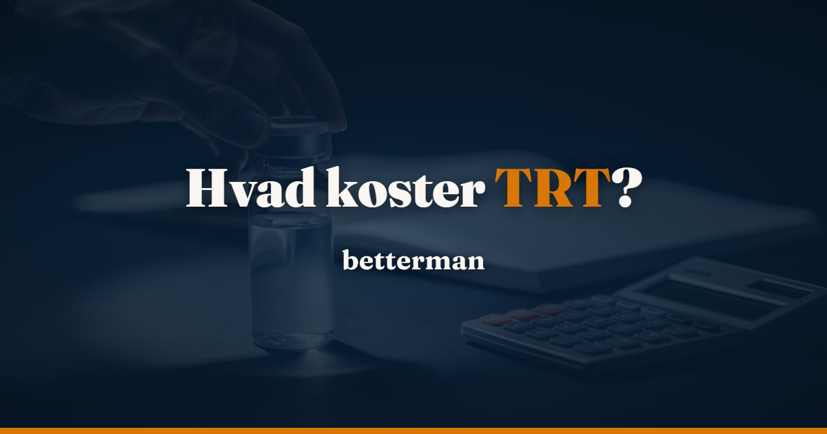 TRT pris Danmark 2026 – hvad koster testosteronbehandling?