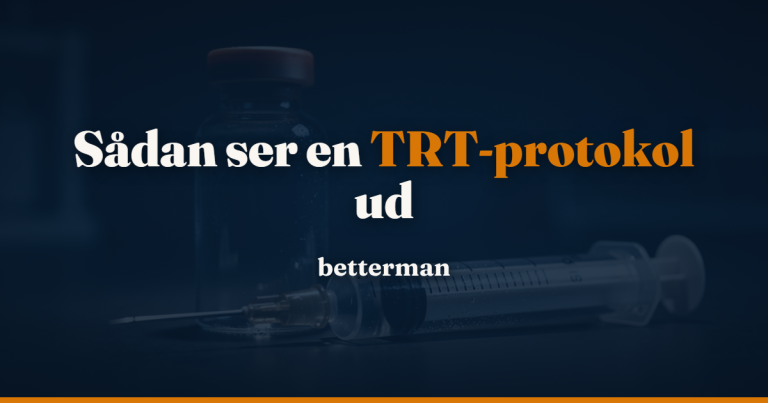 TRT protokol 2026 — dosering, monitorering og hæmatokrit