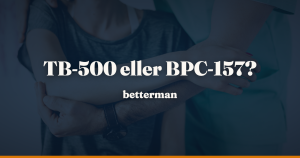 TB-500 vs BPC-157: to forskellige peptider, mikrogram mod milligram — betterman.dk