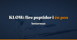 KLOW: de fire peptider, det låste forhold og evidensen — betterman.dk