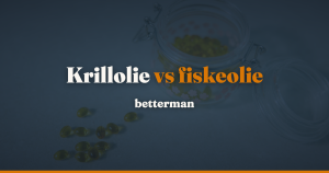 Krillolie vs fiskeolie og levertran: EPA, DHA og A-vitamin — betterman.dk